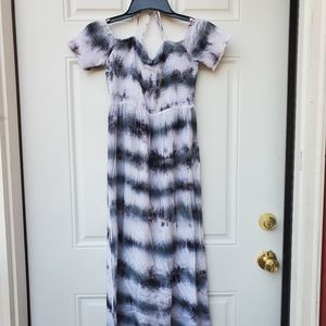 Black and Gray Dress